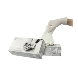 SRI TRANG ถุงมือยางไนไตร ไม่มีแป้ง รุ่น GLOVE15 สีขาว ไซส์ XS บรรจุ 100 ชิ้น