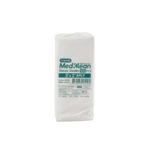 ผ้าก๊อซ MEDKLEAN 8 Ply [100ชิ้น/ห่อ] 2X2 นิ้ว