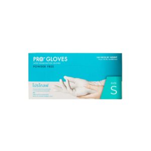 ถุงมือไม่มีแป้ง PRO GLOVES ไซซ์S