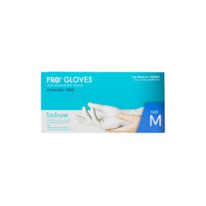 ถุงมือไม่มีแป้ง PRO GLOVES ไซซ์M