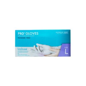 ถุงมือไม่มีแป้ง PRO GLOVES ไซซ์L