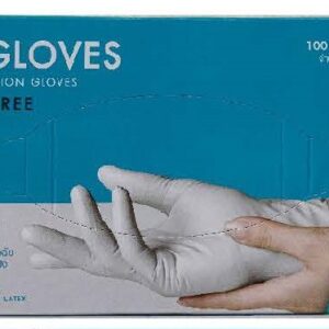(ยกลัง 20 กล่อง) Pro Gloves ไม่มีแป้ง ถุงมือตรวจโรค ลาเท็กซ์ (100ชิ้น/กล่อง) ไซซ์ S