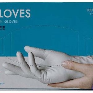 (ยกลัง 20 กล่อง) Pro Gloves ไม่มีแป้ง ถุงมือตรวจโรค ลาเท็กซ์ (100ชิ้น/กล่อง) ไซซ์ L