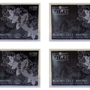 (ยกลัง 20 กล่อง) I AM Gloves Nitrile Black ถุงมือไนไตร สีดำ (100ชิ้น/กล่อง) ไซซ์L