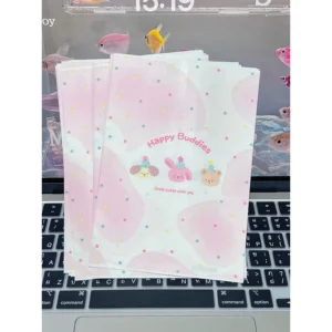 ถุงกระดาษของขวัญ Happy Buddies ขนาด17x12cm 10ชิ้น