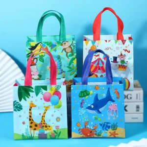 ถุงของขวัญลายรวมสัตว์ (สุ่มลาย)