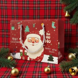 ถุงของขวัญ Santa แดงน่ารัก ไซซ์L