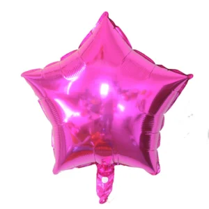 ลูกโป่งฟอยล์ดาวสีบานเย็น ขนาด 18 นิ้ว