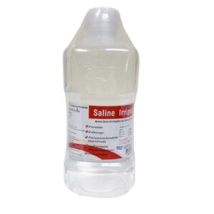 GHP น้ำเกลือปราศจากเชื้อ 1000 ML ฝากเกลียวหมุน