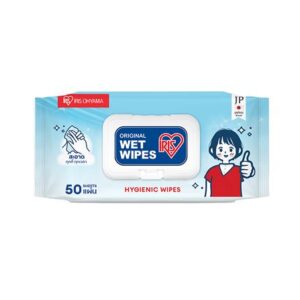 ผ้าเช็ดทำความสะอาด IRIS OHYAMA ANTI-BACTERIAL 50 แผ่น