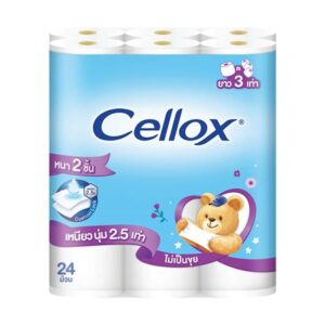 กระดาษชำระ CELLOX GIANT ROLL แพ็ก 24 ม้วน