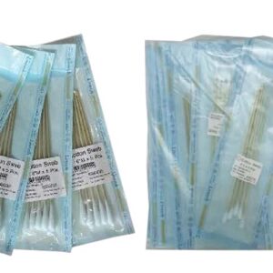 Lintech ไม้ก้านพันสำลีปลอดเชื้อ Sterile (5 ก้าน/ซอง, 50 ซอง/แพค) ไซซ์L