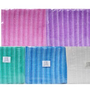 (10 ลัง 200 ห่อ) OEM MediTech หมวกคลุมผมแพทย์ หนา 14 แกรม ยาว 21″ (100 ชิ้น / แพค) สีขาว