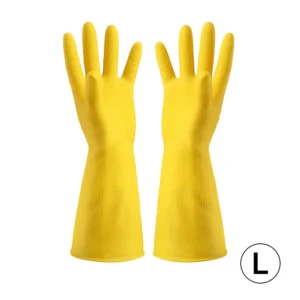 ถุงมือล้างสีเหลืองไซซ์ L