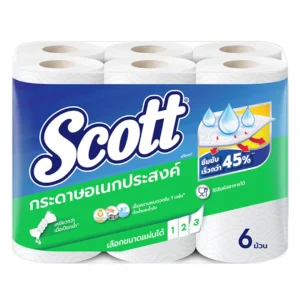สก๊อตต์ ทาวเวล กระดาษอเนกประสงค์ 6 ม้วน
