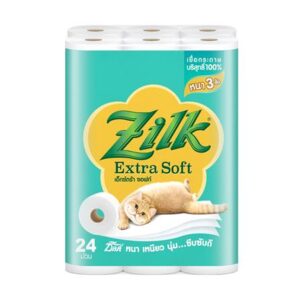 กระดาษชำระ ZILK EXTRA SOFT แพ็ค24