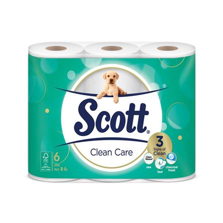 กระดาษชำระ SCOTT CLEAN CARE แพ็ค6
