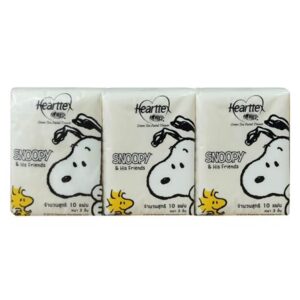 กระดาษเช็ดหน้า พิม SNOOPY 10 แผ่น แพ็ค6