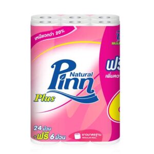 กระดาษชำระ PINN REGULAR แพ็ค 24+6