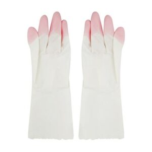 ถุงมือ PVC SHALDAN ไซซ์ S สีขาว/ชมพู
