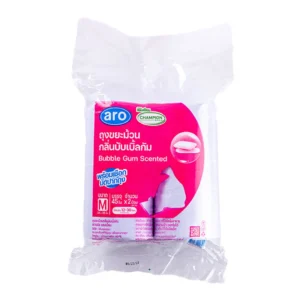 เอโร่ X แชมเปี้ยน ถุงขยะม้วน กลิ่นบับเบิ้ลกัม 24x28 นิ้ว 45 ใบ