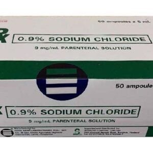 RX น้ำเกลือ NSS 5 ML 0.9% SODIUM CHLORIDE (50Am / กล่อง)