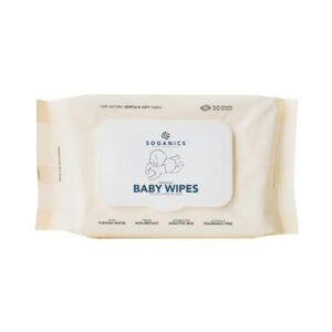 ผ้าเช็ดทำความสะอาดผิว SOGANICS ORGANIC BABY 50 แผ่น