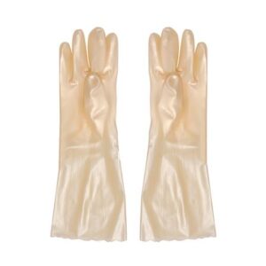 ถุงมือ PVC SHALDAN PRIMA SIZE M สีทอง