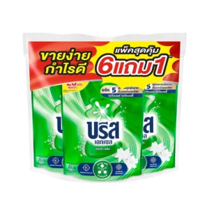 บรีส เอกเซล น้ำยาซักผ้าสูตรเข้มข้น สีเขียว 130 มล. x 6+1