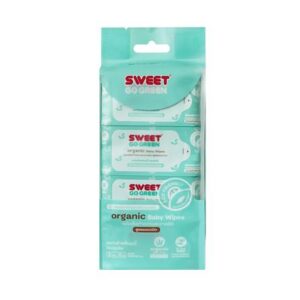 ผ้าเช็ดทำความสะอาด SWEET ORGANIC MINI 8 แผ่น (แพ็ก 8 ชิ้น)