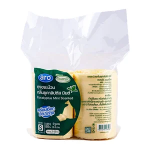 เอโร่ X แชมเปี้ยน ถุงขยะม้วน กลิ่นยูคาลิปตัสมิ้นท์ 18x20 นิ้ว 90 ใบ