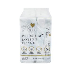 กระดาษเช็ดหน้า PIM PREMIUM 120 แผ่น (แพ็ก 2 ชิ้น)