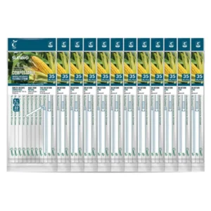 Sunstraw หลอดงอย่อยสลายได้ ขนาด 6 มม. ยาว 22 ซม. 35 เส้น x12