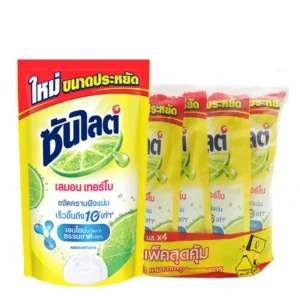 ซันไลต์ น้ำยาล้างจาน เลมอนเทอร์โบ 750 มล. x 4