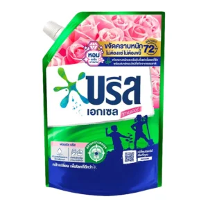 บรีส เอกเซล น้ำยาซักผ้า สูตรเข้มข้น กลิ่น พิงค์ โรซี่ ฟลอรัล สีชมพู 1.35 ล.
