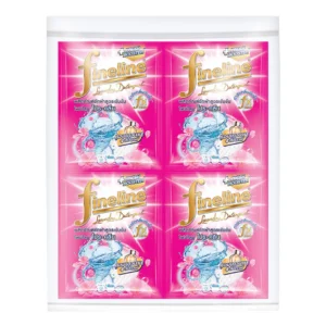 ไฟน์ไลน์ น้ำยาซักผ้าสูตรเข้มข้น สีชมพู 30 มล. x 12