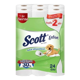 สก๊อตต์ เอ็กซ์ตร้ายาว 2เท่า 24 ม้วน