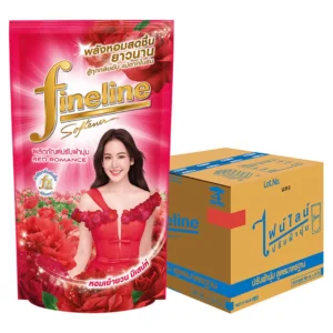 ไฟน์ไลน์ น้ำยาปรับผ้านุ่ม กลิ่นเรดโรแมนซ์ 470 มล. x 24