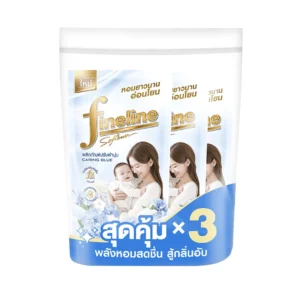 ไฟน์ไลน์ น้ำยาปรับผ้านุ่ม สูตรมาตรฐาน สีฟ้า 470 มล. x 3