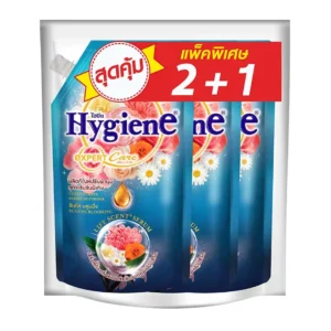 ไฮยีน เอ็กซ์เพิร์ท แคร์ ไลฟ์เซ้นท์ น้ำยาปรับผ้านุ่มสูตรเข้มข้น ซันคิสบลูมมิ่ง 480 มล. x 2+1