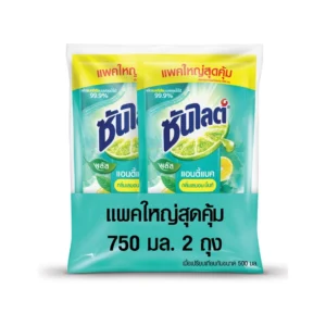 ซันไลต์ น้ำยาล้างจาน พลัส แอนตี้แบค 700 มล. (1+1)