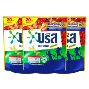 บรีส เอกเซล ซิกเนเจอร์ ผลิตภัณฑ์ซักผ้าชนิดน้ำ สีแดง 130 มล. x 3