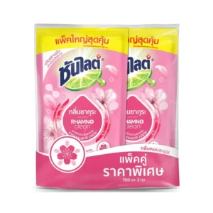 ซันไลต์ น้ำยาล้างจาน พลัส ซากุระ 700 มล. (1+1)