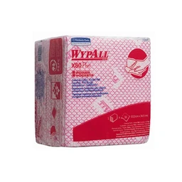 ไวป์ออลล์ ผลิตภัณฑ์เช็ดทำความสะอาด เอ๊กซ์ 80 34.5 x 33.5 ซม. สีแดง 30 แผ่น x 8