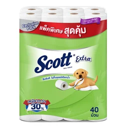 สก๊อตต์ กระดาษชำระ ความยาวพิเศษ x 40