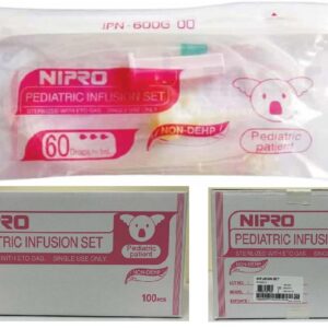 (ยกลัง 4 กล่อง) NIPRO INFUSUSION SET PEDIATRIC (100 อัน/กล่อง) (Set เด็ก)