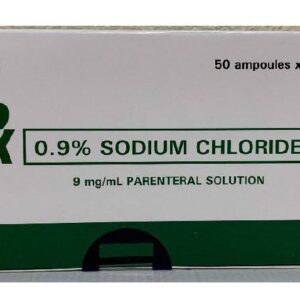 (ยกลัง 25 กล่อง) RX น้ำเกลือ NSS 5 ML 0.9% SODIUM CHLORIDE (50Am/กล่อง)