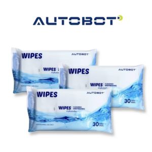 AUTOBOT Wipe ผ้าถูพื้น ชนิดเปียก สำหรับ หุ่นยนต์ดูดฝุ่น รุ่น Mini และ Smart robot จำนวน 3 ห่อ