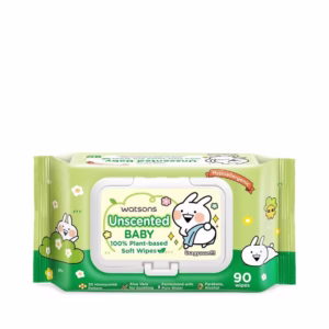 อันเซ้นต์เท็ด เบบี้ 100 แพลนท์-เบส ซอฟท์ ไวพ์ 90 แผ่น.