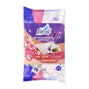 ฟาร์เซ็นท์ รีฟิลไม้ถูพื้นไฟฟ้าสถิตย์ชนิดแห้ง 25 แผ่น - Farcent Electrostatic Dust Tissue 25 sheet ฟลอรัล